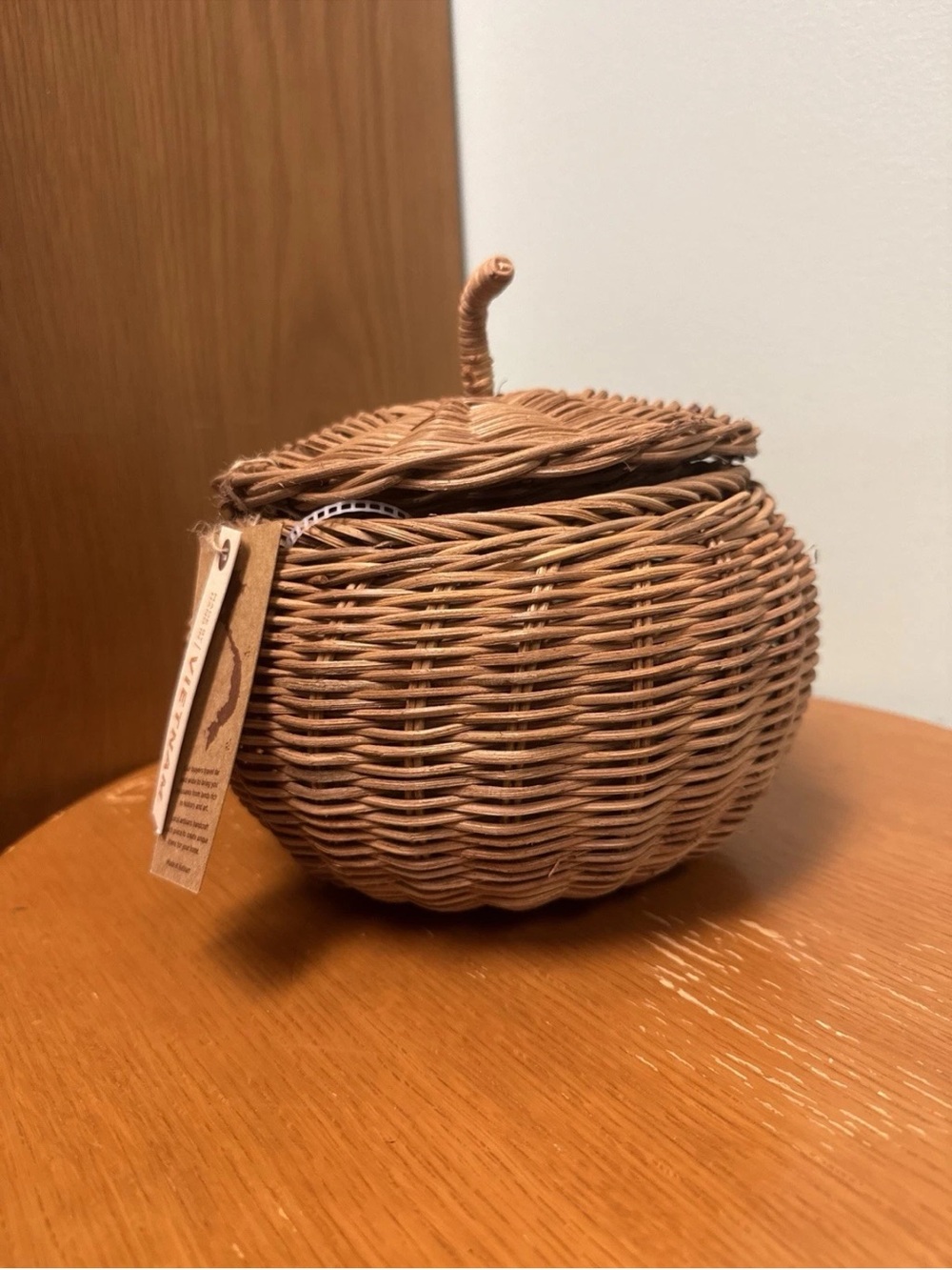 Pumpkin Rattan basket New Fall Decor Halloween Wicker